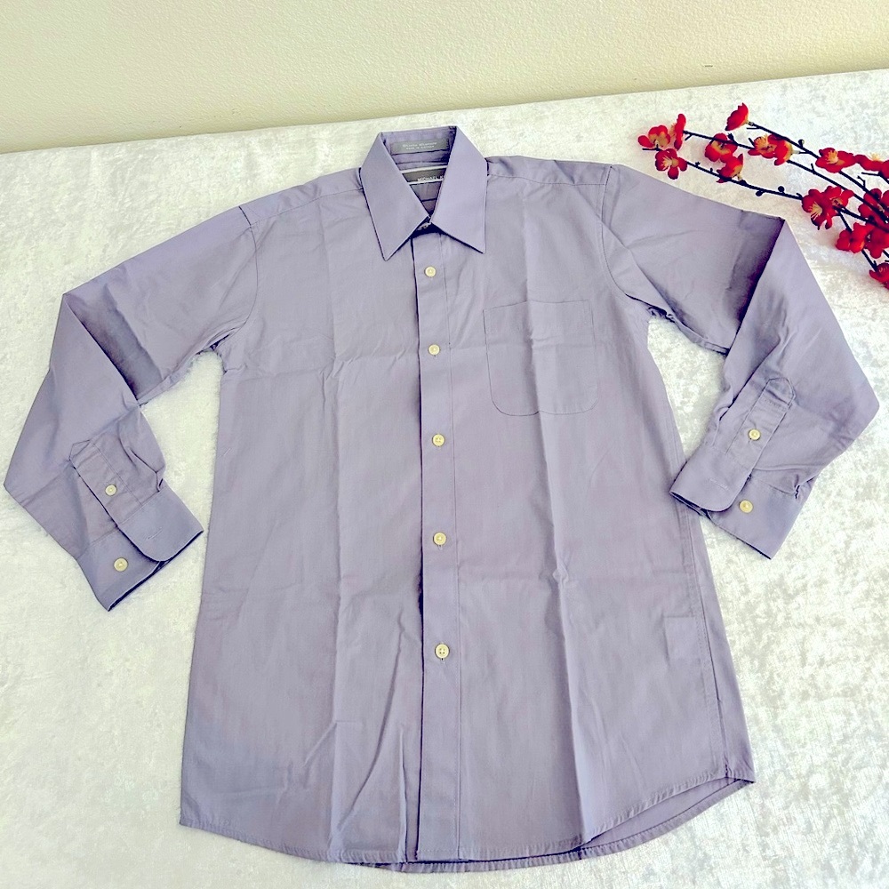 Michael Kors boys, dress shirt, button up. 
Size: 12
Color: Lavender
